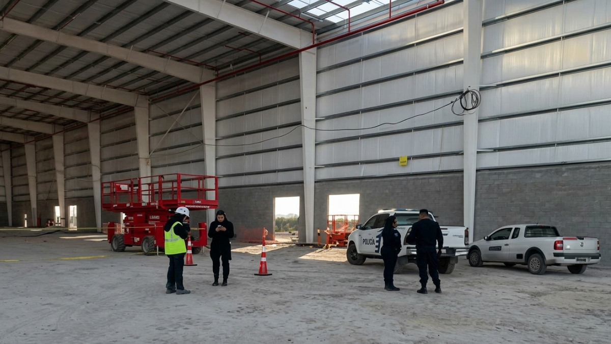 La Municipalidad de Escobar clausuró la obra de Mercado Libre por la muerte de un operario.
