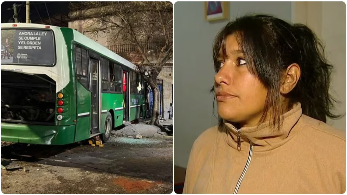 Un colectivo chocó contra una casa en Temperley y la familia se salvó de milagro.