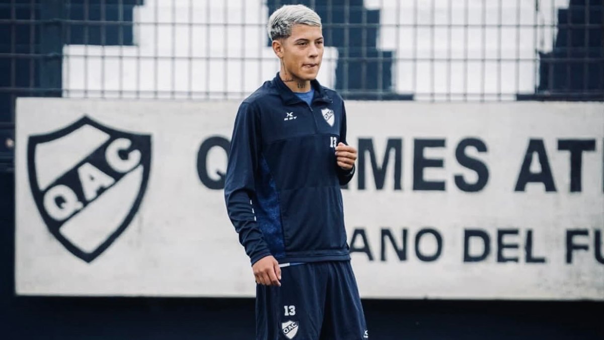 Enzo Cejas, la promesa de Quilmes que quiere debutar en Primera.