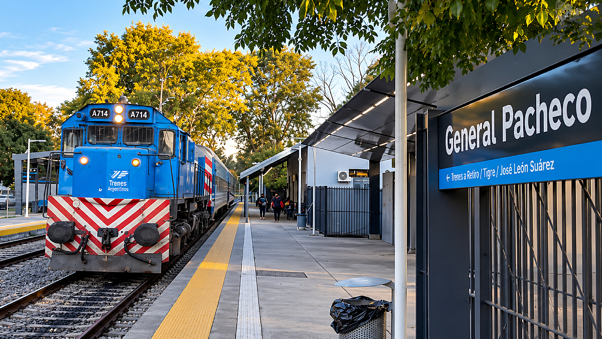 La estación de trenes de Pacheco se renovará con obras en un predio lindero.