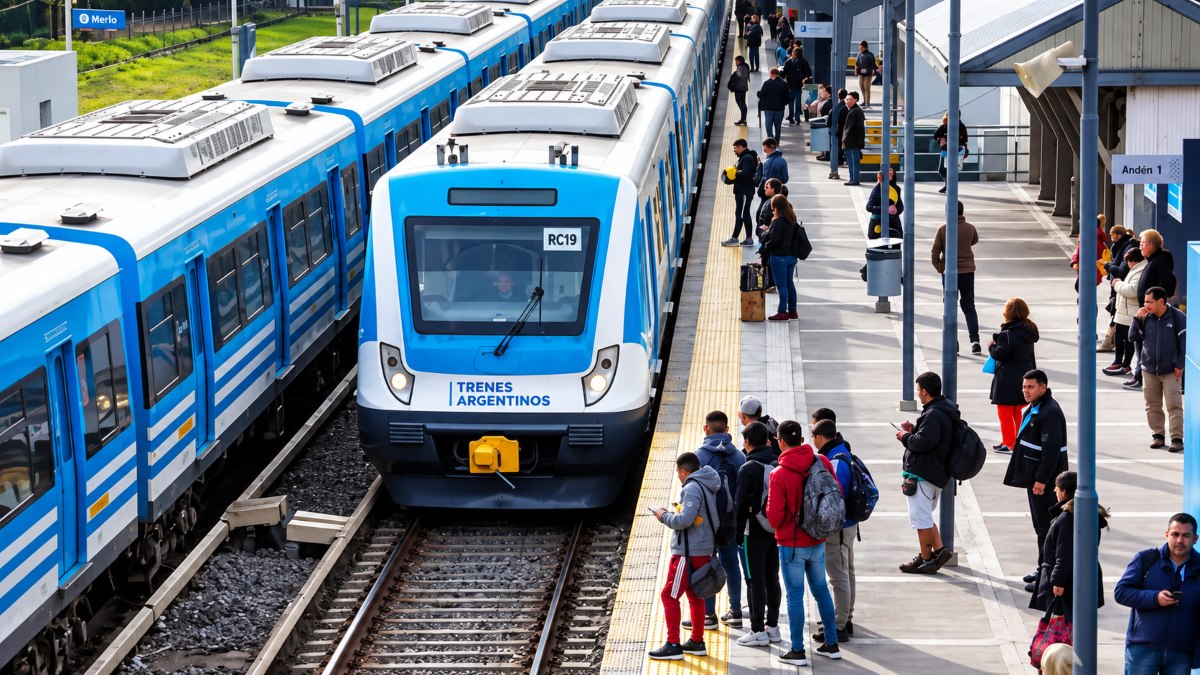 El Tren Sarmiento funcionará con servicio reducido el domingo.